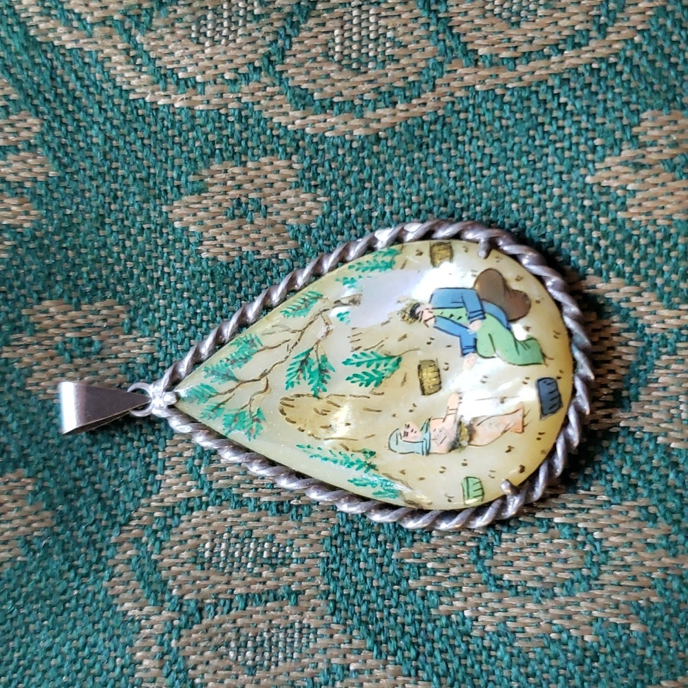 Hand Painted Pendant